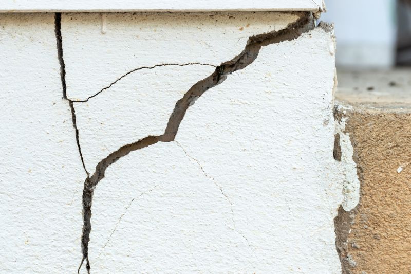 Crack Repair in Progress
